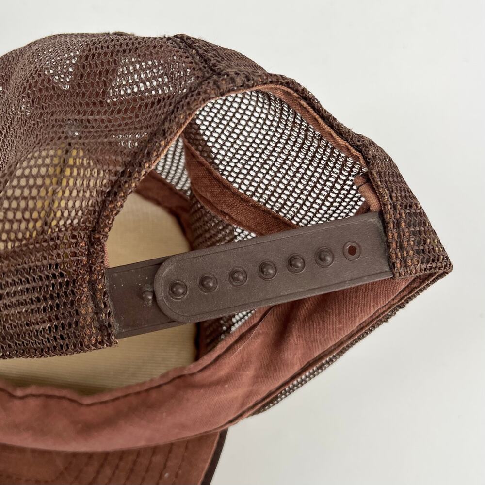 80s Mac Tools brown trucker hat 1980s vintage - Picture 4 of 5